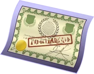 a certificate graphic